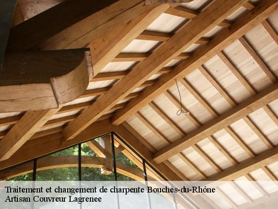Traitement et changement de charpente 13 Bouches-du-Rhône  Lagrenee Couvreture