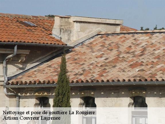 Nettoyage et pose de gouttière  la-rougiere-13240 Lagrenee Couvreture