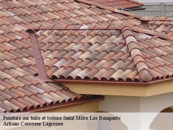 Peinture sur tuile et toiture  saint-mitre-les-remparts-13920 Artisan Couvreur Lagrenee