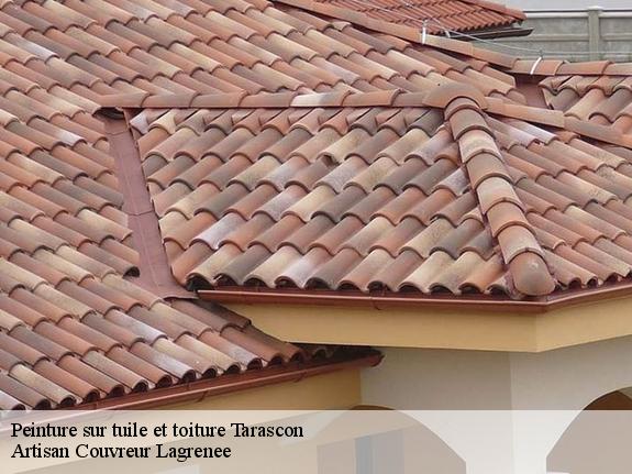 Peinture sur tuile et toiture  tarascon-13150 Lagrenee Couvreture