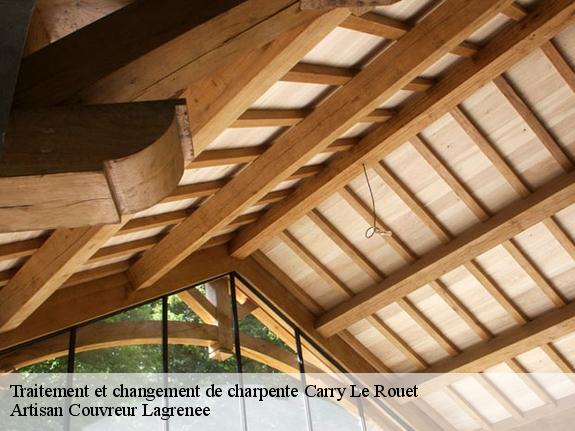 Traitement et changement de charpente  carry-le-rouet-13620 Artisan Couvreur Lagrenee