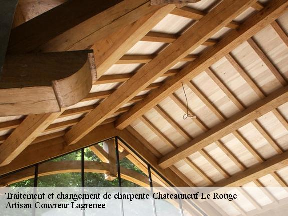 Traitement et changement de charpente  chateauneuf-le-rouge-13790 Artisan Couvreur Lagrenee