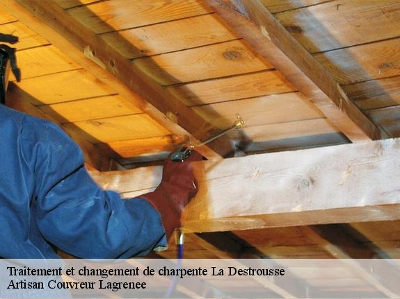 Traitement et changement de charpente  13112