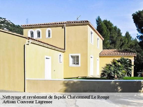 Nettoyage et ravalement de façade  chateauneuf-le-rouge-13790 Artisan Couvreur Lagrenee